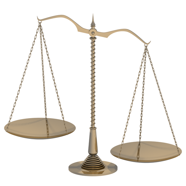 checks and balances scale